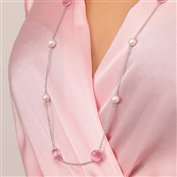 Collana Morellato Donna GEMMA PERLA in Argento Occhi di gatto SATC01 - SATC01